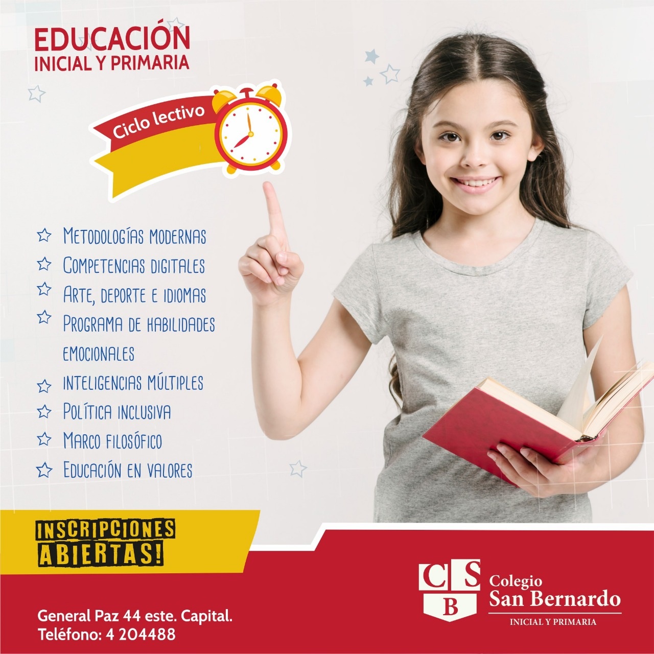 Educación Inicial y Primaria — Colegio San Bernardo